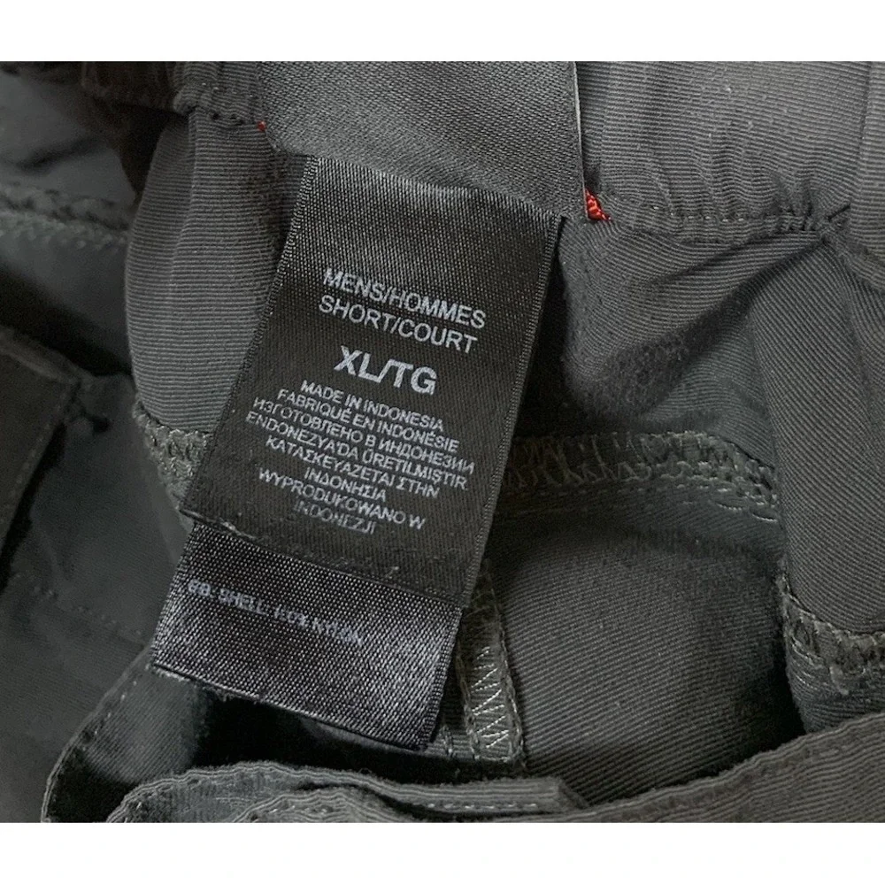 North Face Pants Mens Sz‎ XL Gray Convertible Zip Off Hiking Outdoor Stretch
